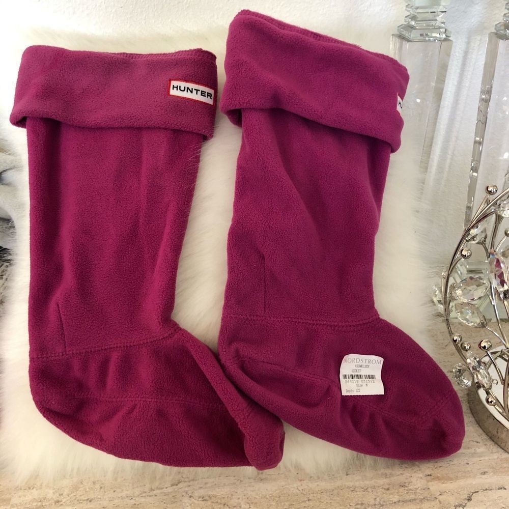 Kids hunter boot socks TALL violet💙